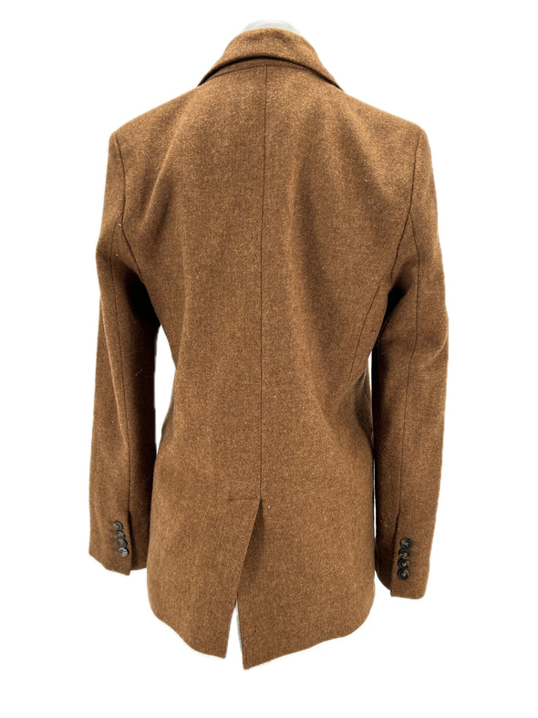 Blazer en laine camel