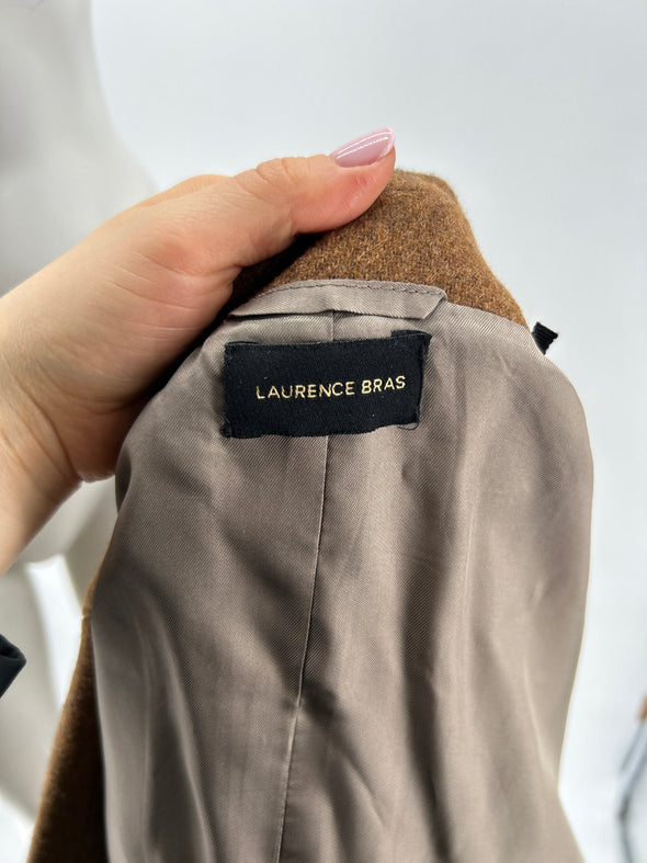 Blazer en laine camel