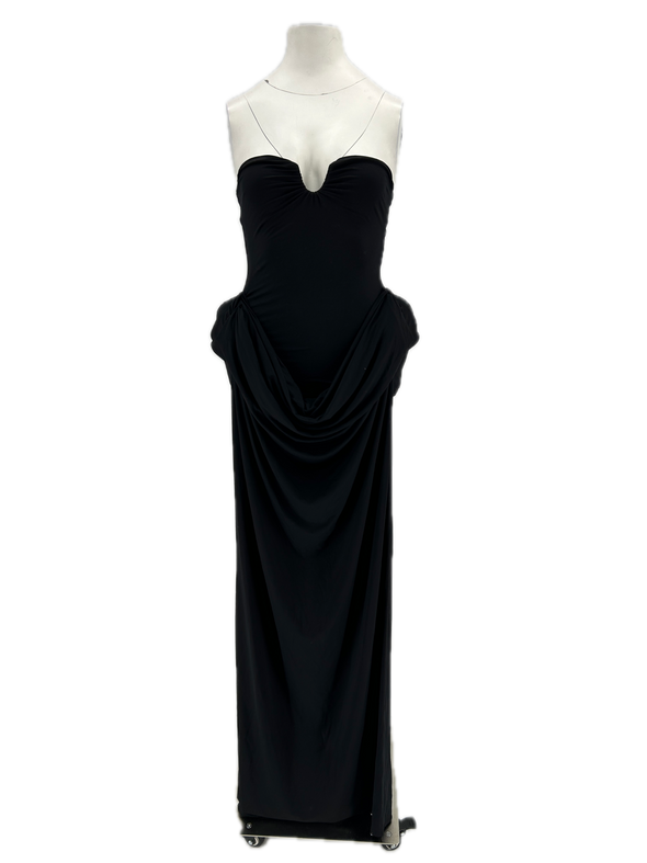 Robe bustier noire