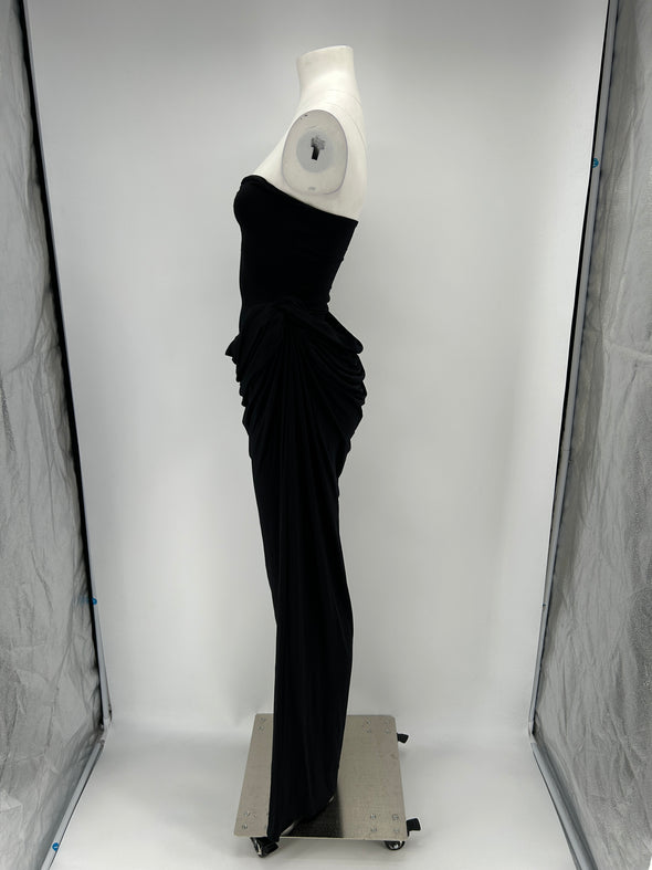 Robe bustier noire