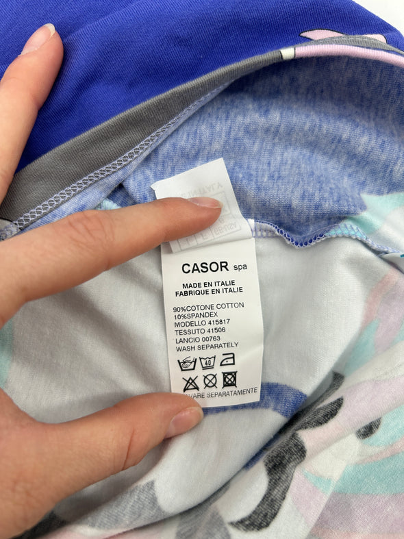 Top dos nu multicolore