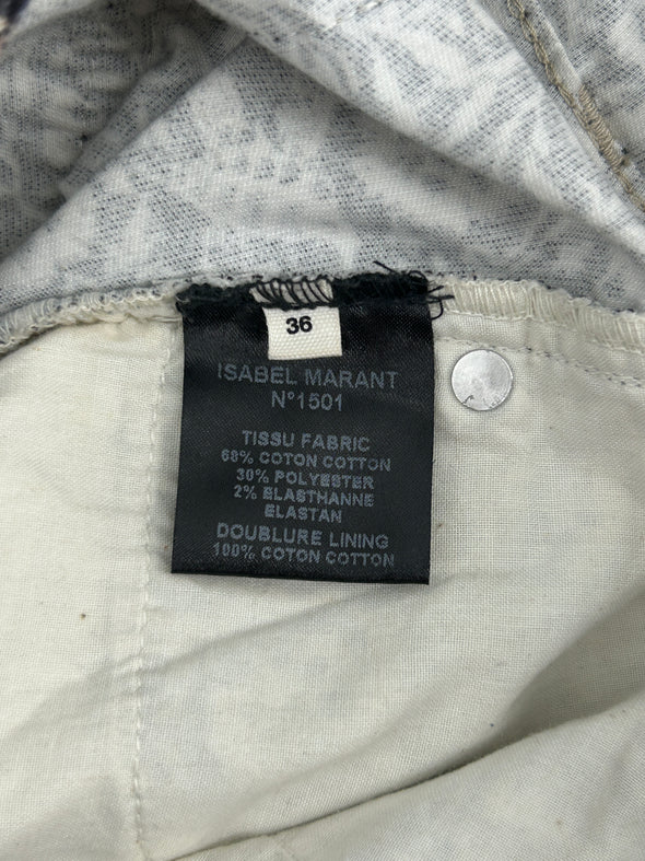Pantalon à motifs