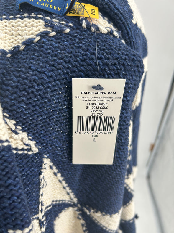 Cardigan bicolore