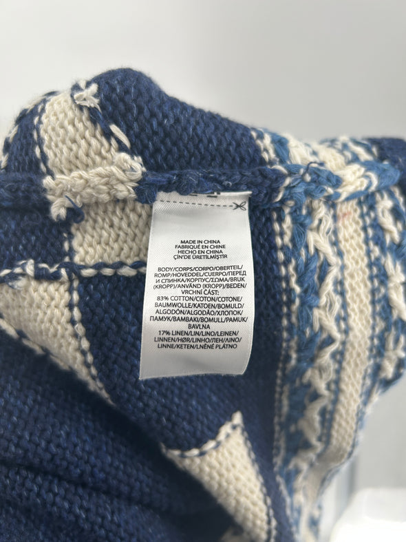 Cardigan bicolore