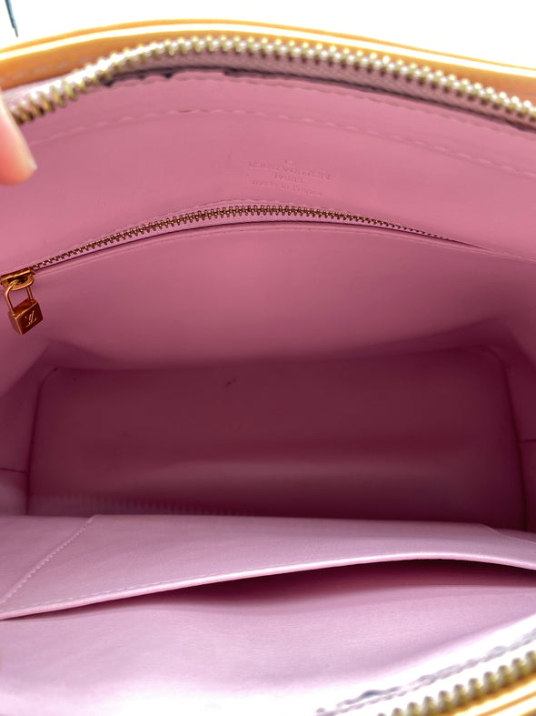 Sac cabas en cuir vernis