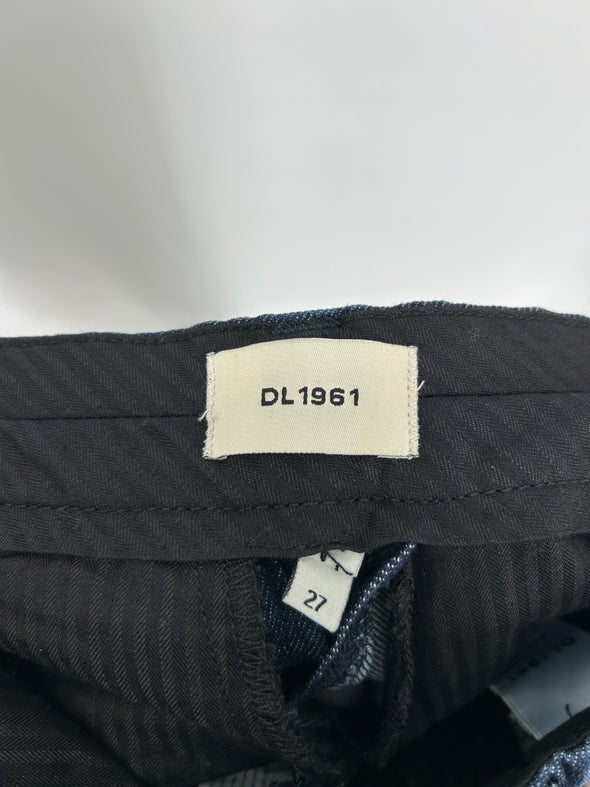 Pantalon marine effet denim