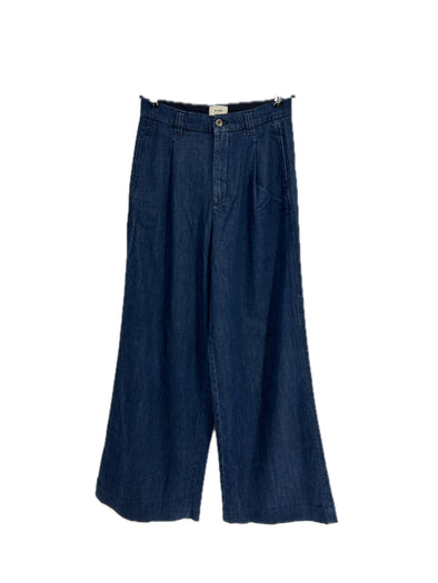 Pantalon marine effet denim