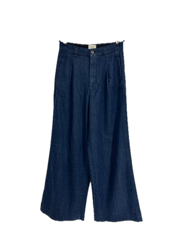Pantalon marine effet denim