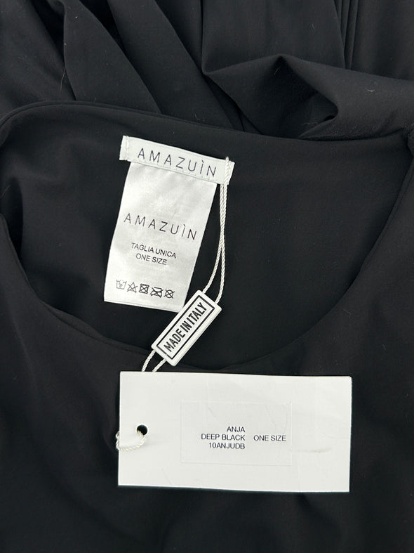 Robe asymétrique noire