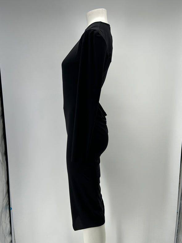 Robe asymétrique noire