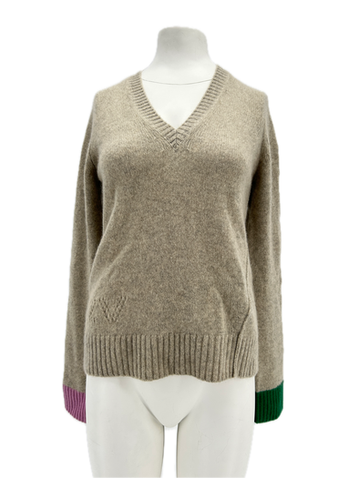 Pull en cachemire beige