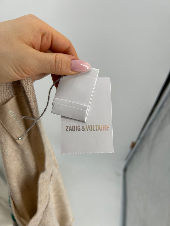 Pull en laine beige