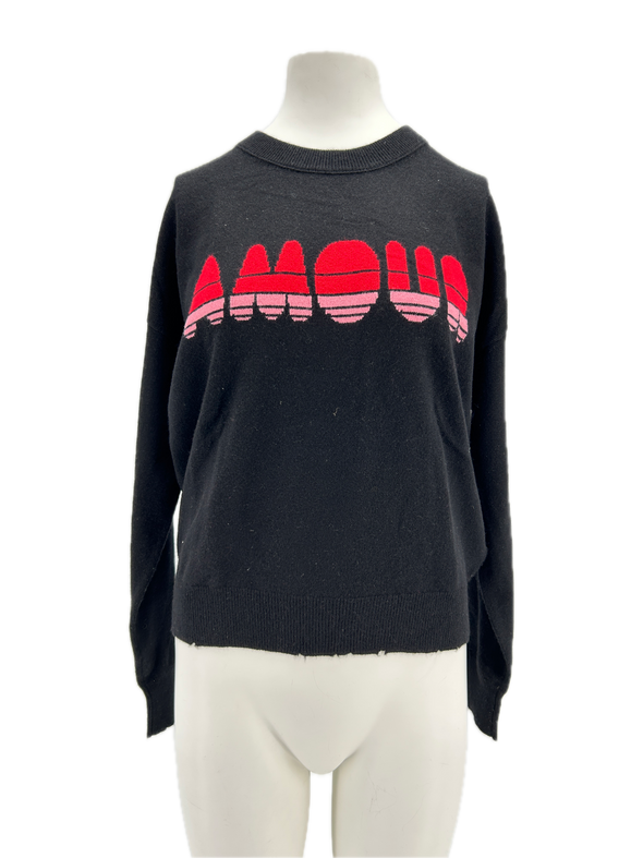 Pull en cachemire noir