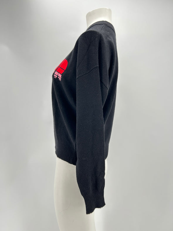 Pull en cachemire noir