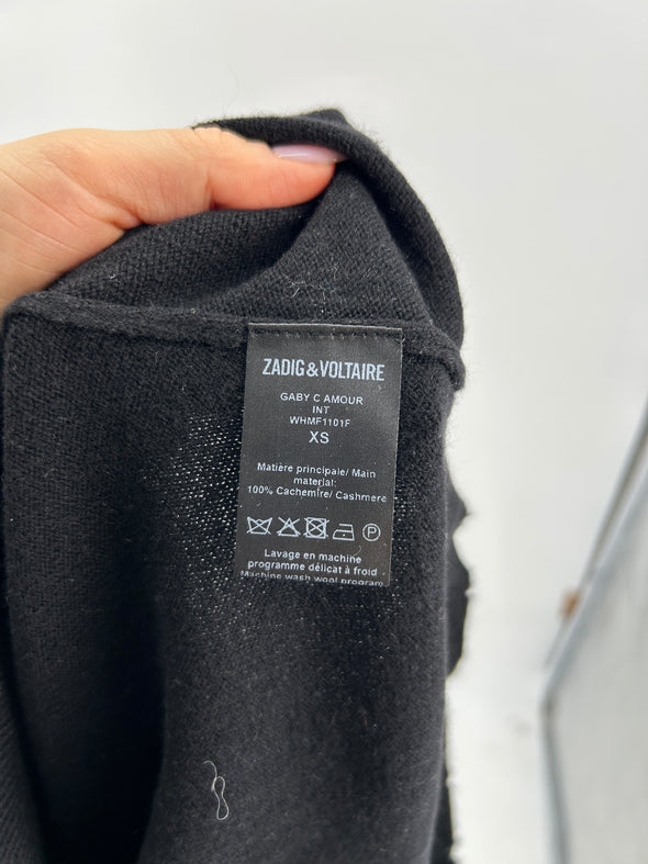 Pull en cachemire noir