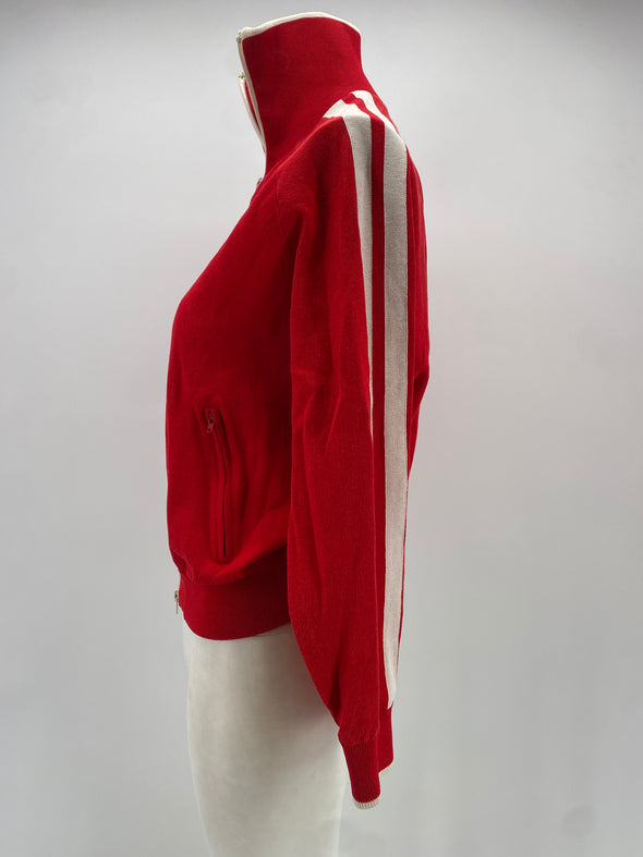 Gilet "Darcy" rouge à zip