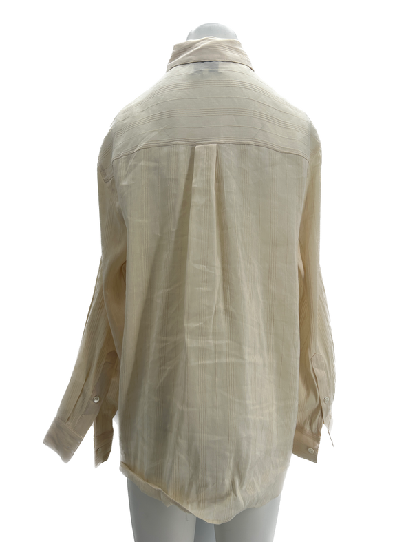 Chemise beige imprimée