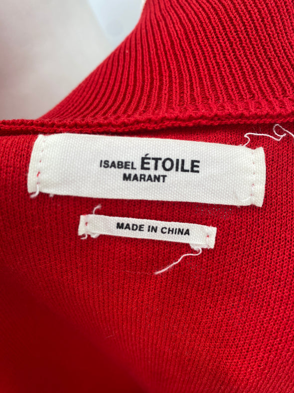 Gilet "Darcy" rouge à zip