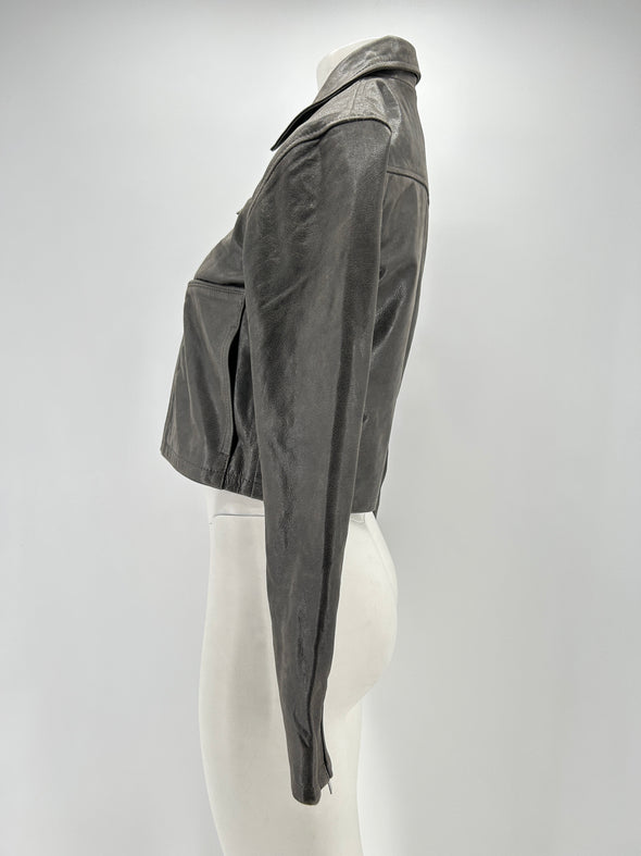 Veste en cuir