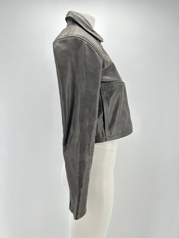 Veste en cuir