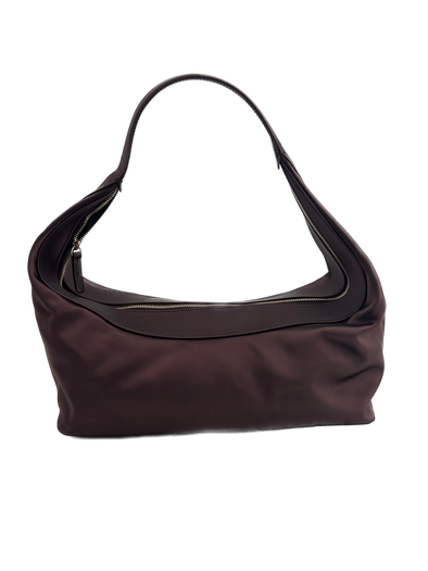 Sac satiné bordeaux "Tania"
