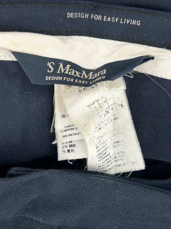 Pantalon à pinces noir