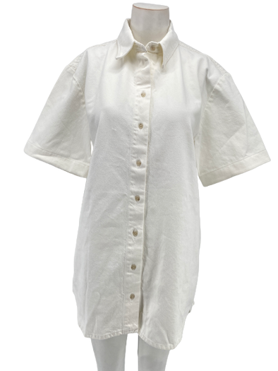 Robe chemise "Sant" à manches courtes