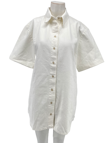 Robe chemise "Sant" à manches courtes