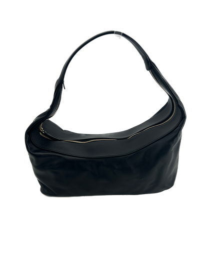 Sac en cuir vegan noir "Tania"