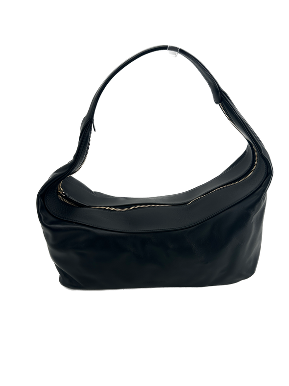 Sac en cuir vegan noir "Tania"