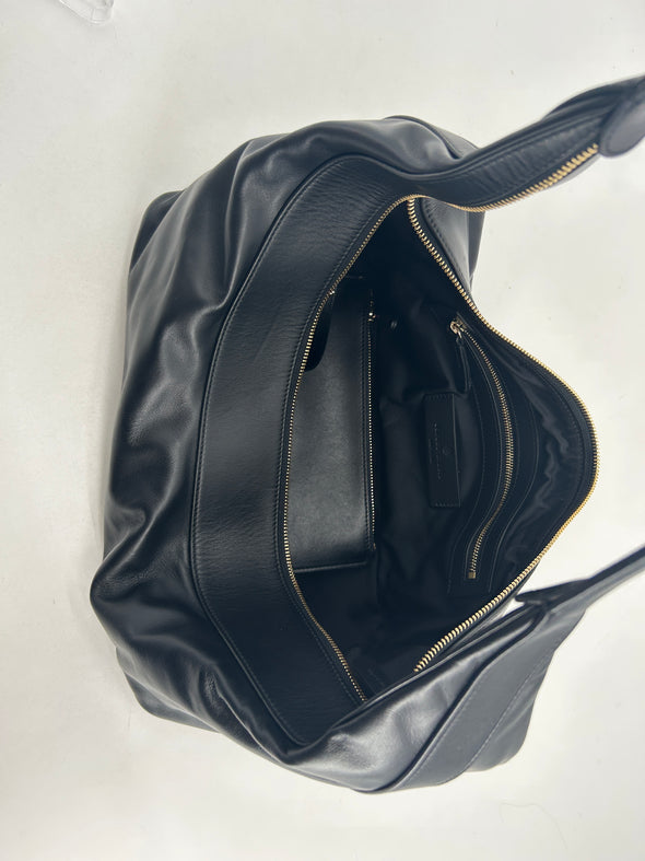 Sac en cuir vegan noir "Tania"