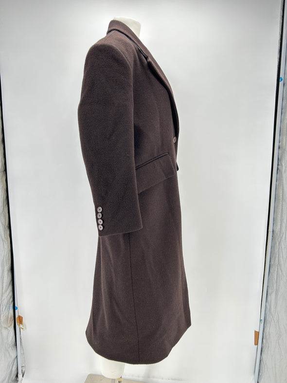 Manteau en laine marron