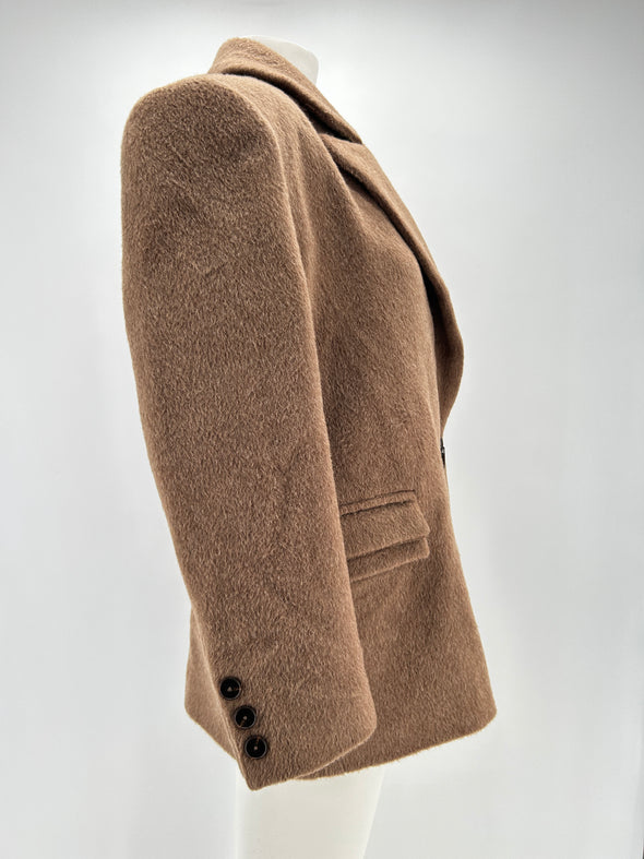 Blazer en mélange de laine et cachemire