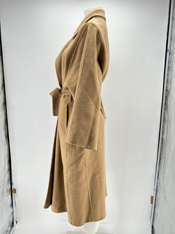 Manteau en laine camel