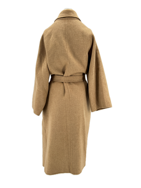 Manteau en laine camel