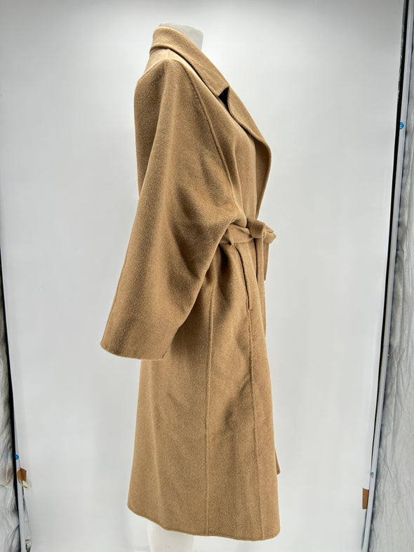 Manteau en laine camel