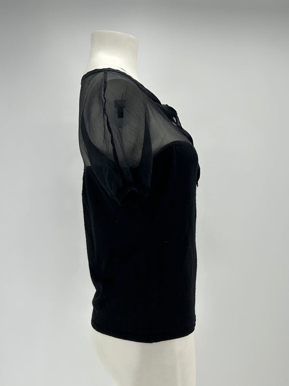 Pull en laine noir