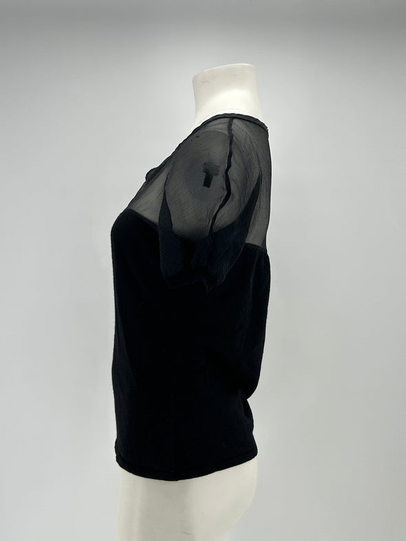 Pull en laine noir