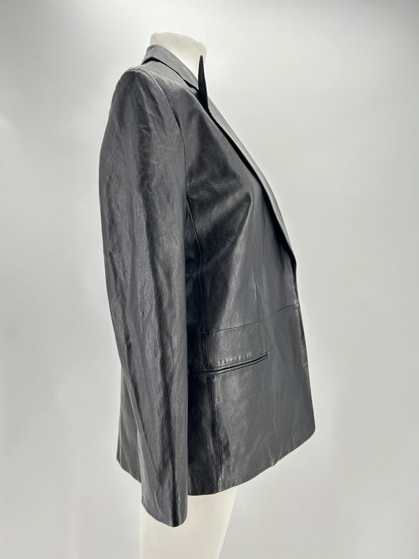 Blazer en cuir
