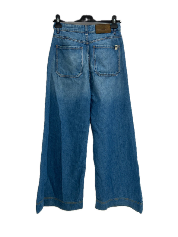 Jean large bleu