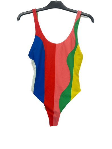 Maillot de bain une pièce multicolore