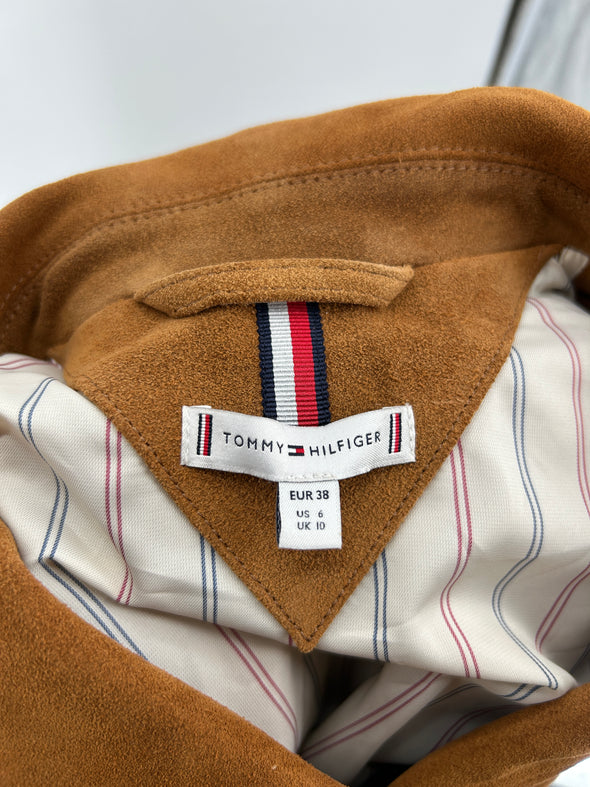 Veste en daim camel