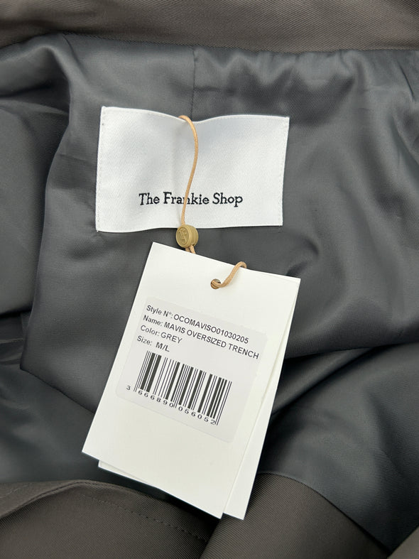 Trench-coat gris "MAVIS"