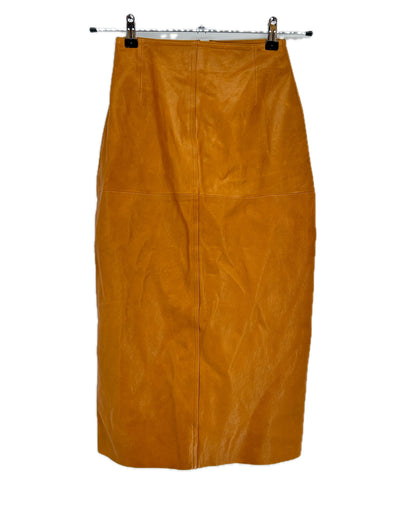 Jupe en cuir