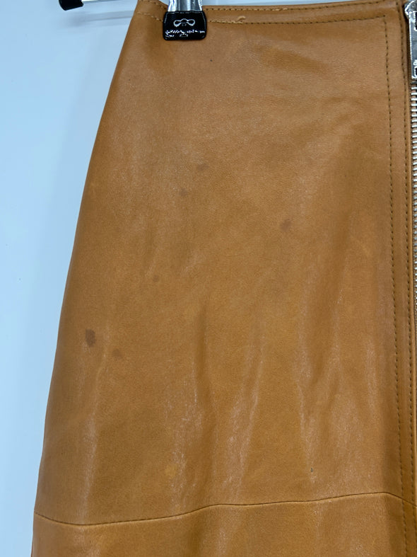 Jupe en cuir