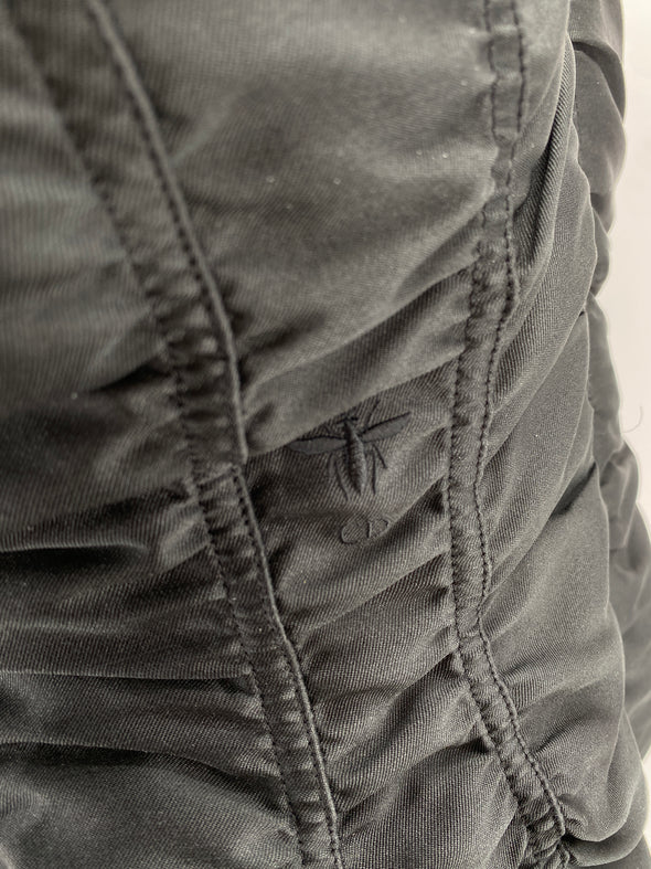 Bomber noir ajusté
