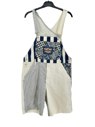 Salopette en patchwork