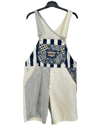 Salopette en patchwork