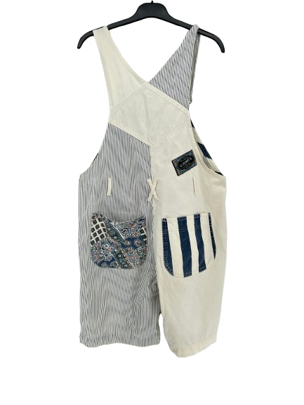 Salopette en patchwork