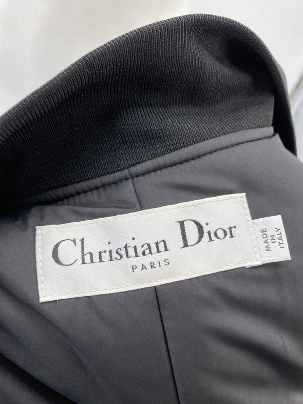 Bomber noir ajusté